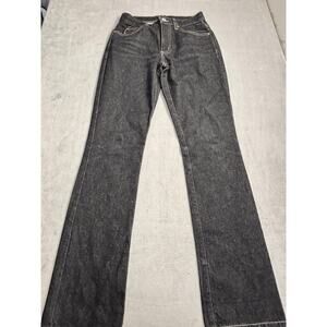Guess Jeans Womens 27 Black High Rise Straight Leg Denim Classic Style 90s Y2K